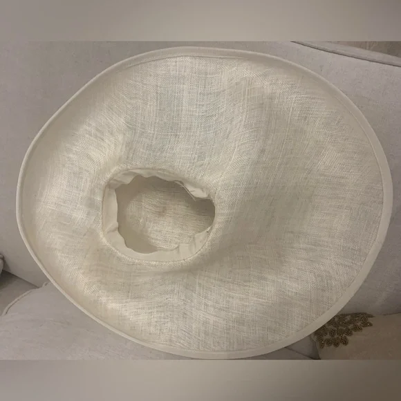 Valentino Garavani Large Brim Abaca Sun Hat Size 56 EU=21 7/8" - Picture 12 of 16